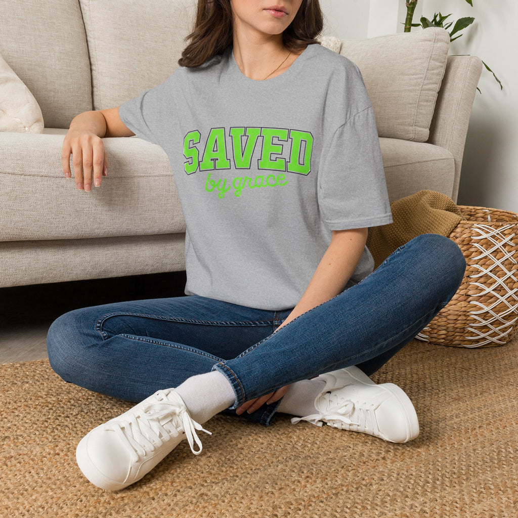 Saved by Grace T-Shirt — Christian Faith Graphic Tee