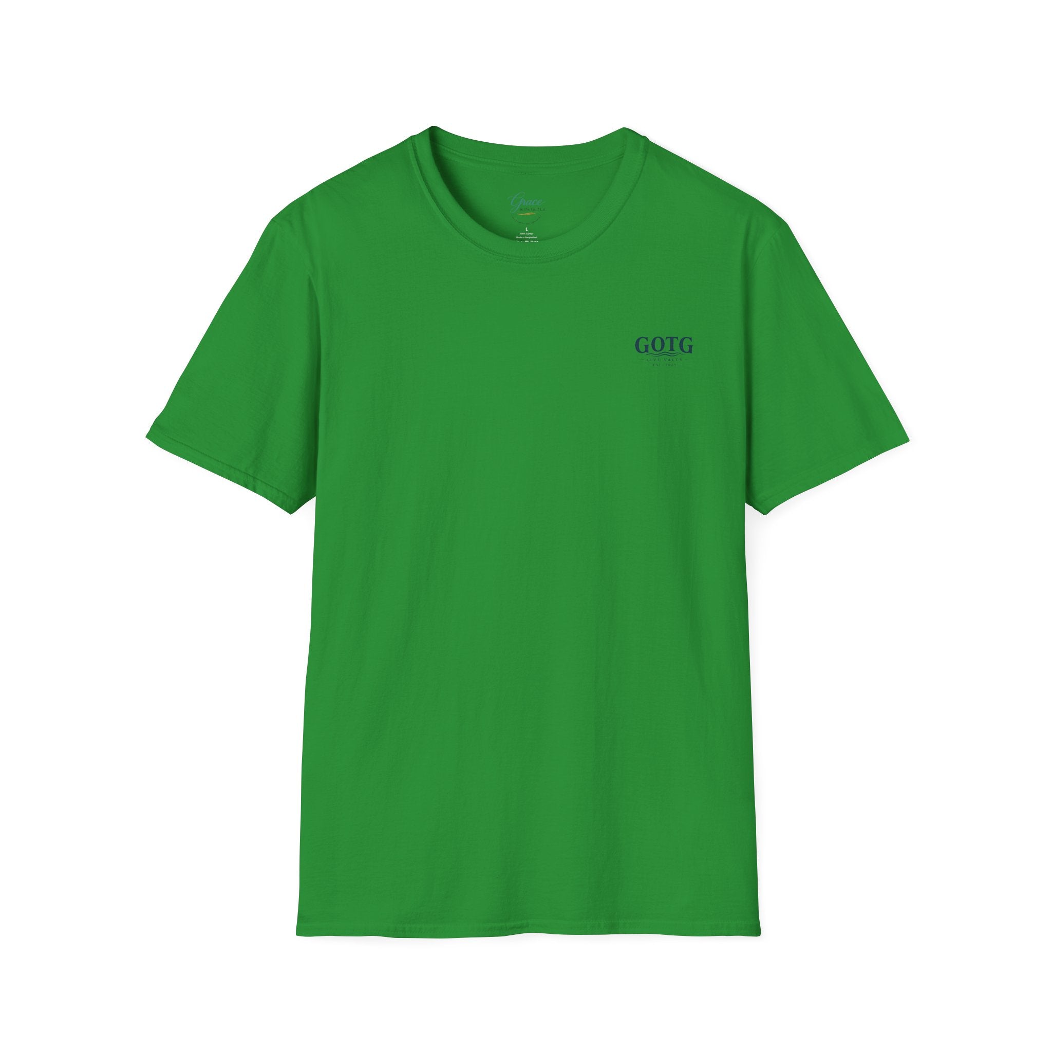 Sunset Crane Logo T‑Shirt — Casual Chest Print Graphic Tee