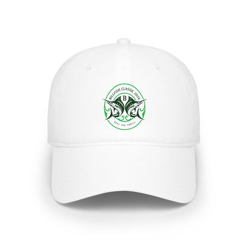 Billfish Classic Green Logo Low Profile Baseball Cap – Vintage Bass Fishing Emblem Hat
