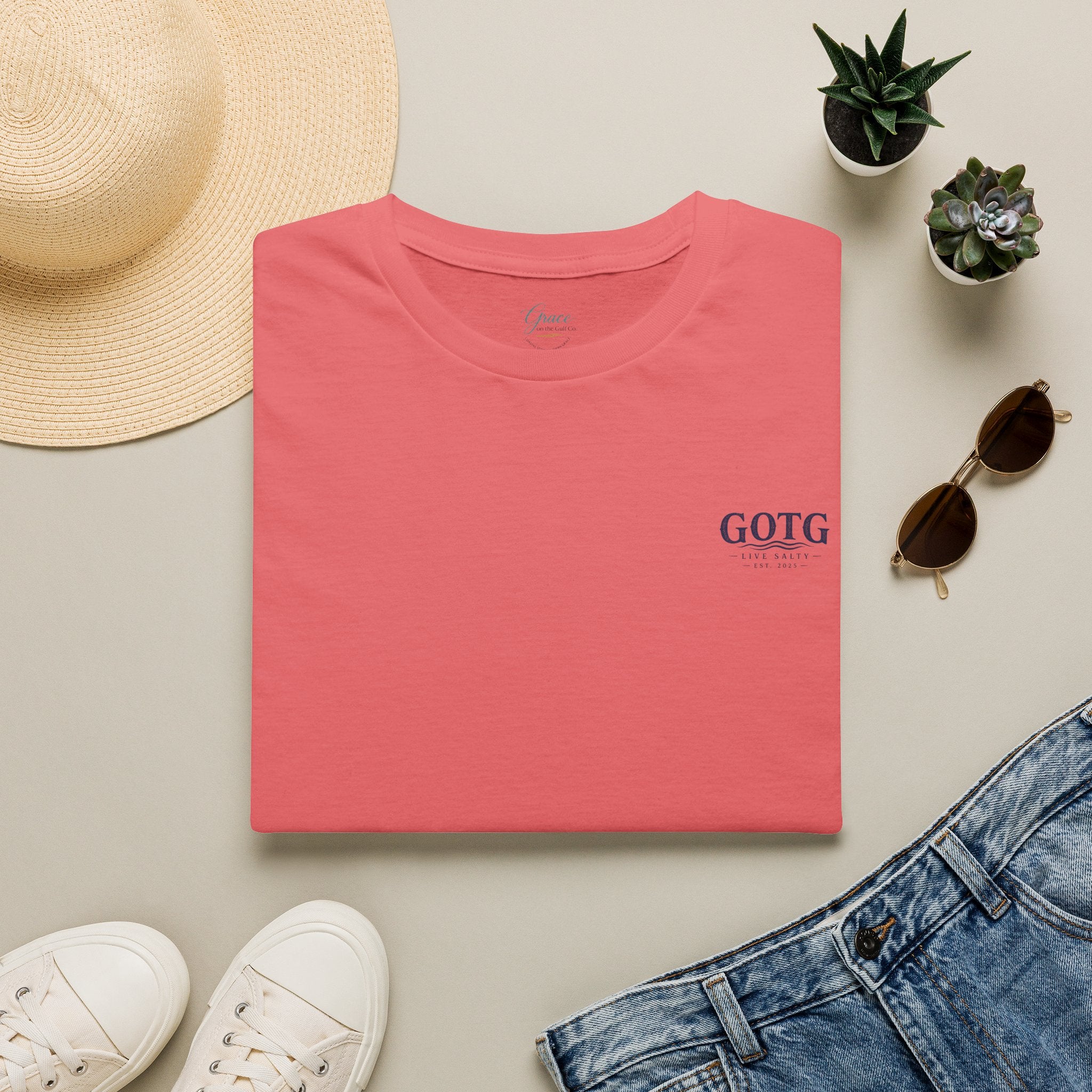 Minimal GOTG Chest Logo T‑Shirt — Casual Graphic Tee