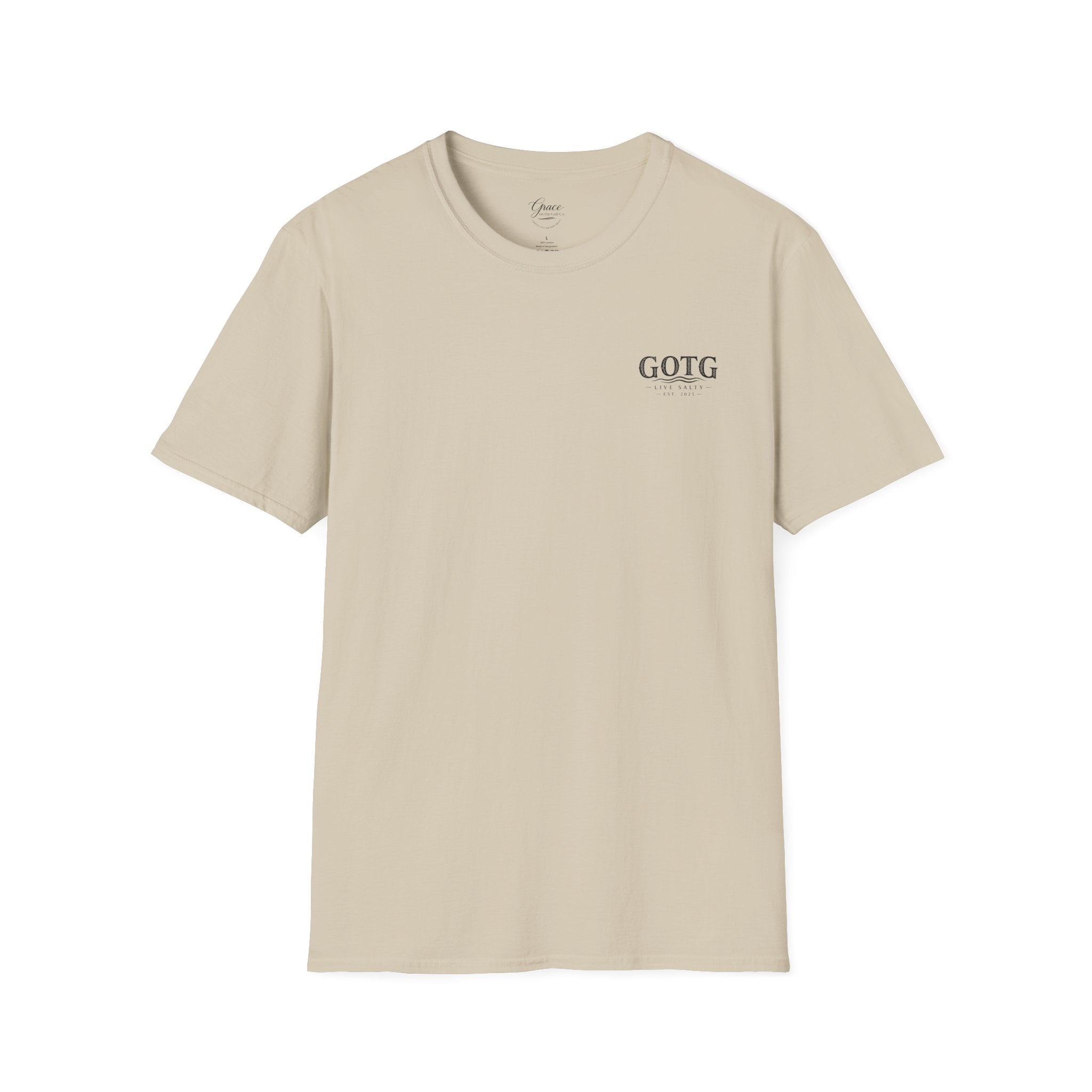 GOTG Rooted in Grace Unisex Tee T‑Shirt – Casual Graphic Tee with Small Chest Print