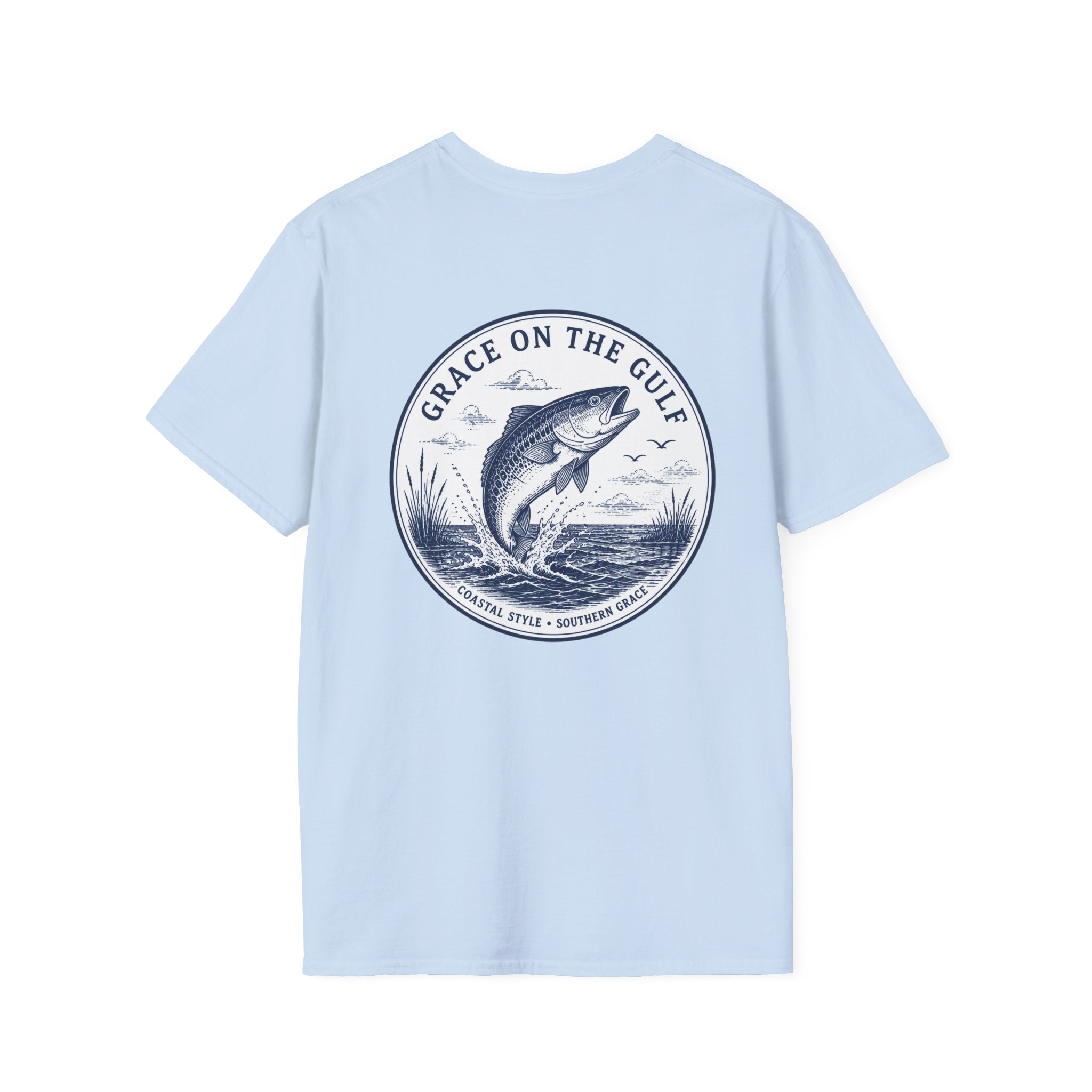 Fishing Logo Tee — Casual Graphic T-Shirt