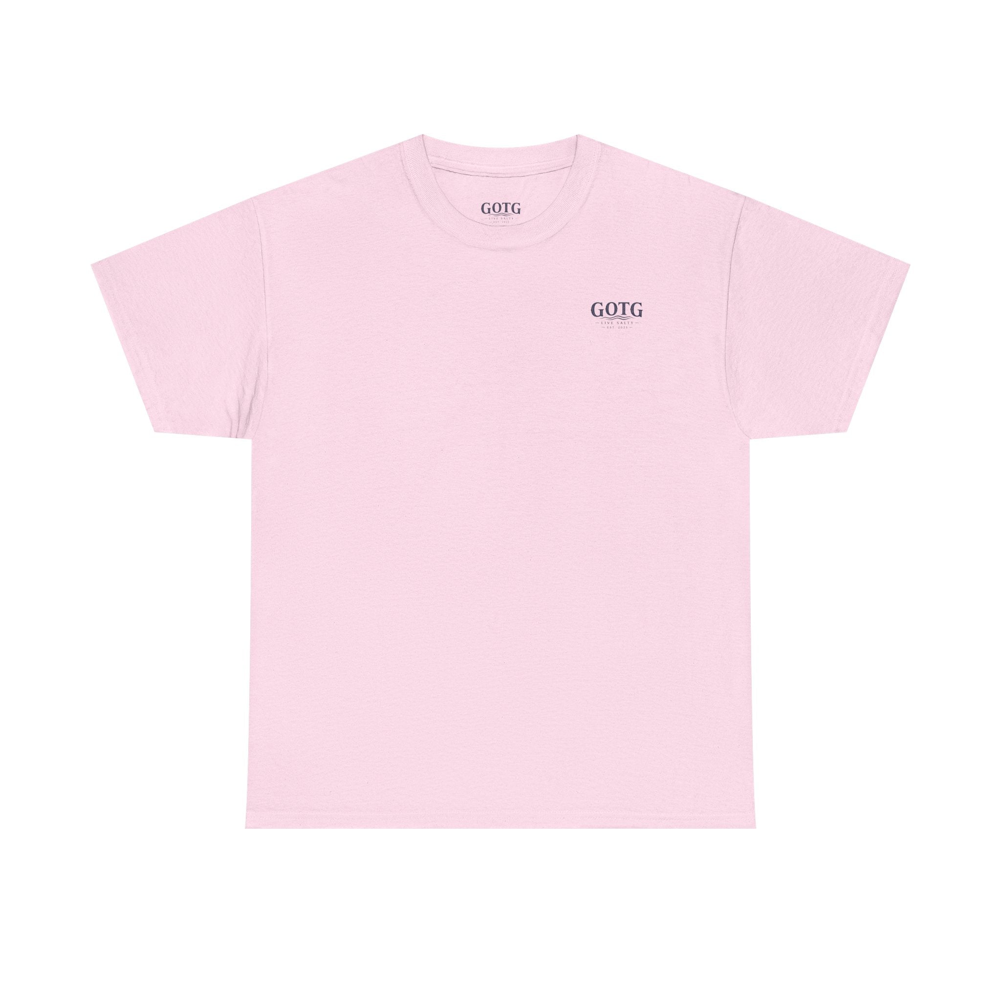 GOTG Saltwater & Salvation Tee — Grace on the Gulf Beach Christian T‑Shirt
