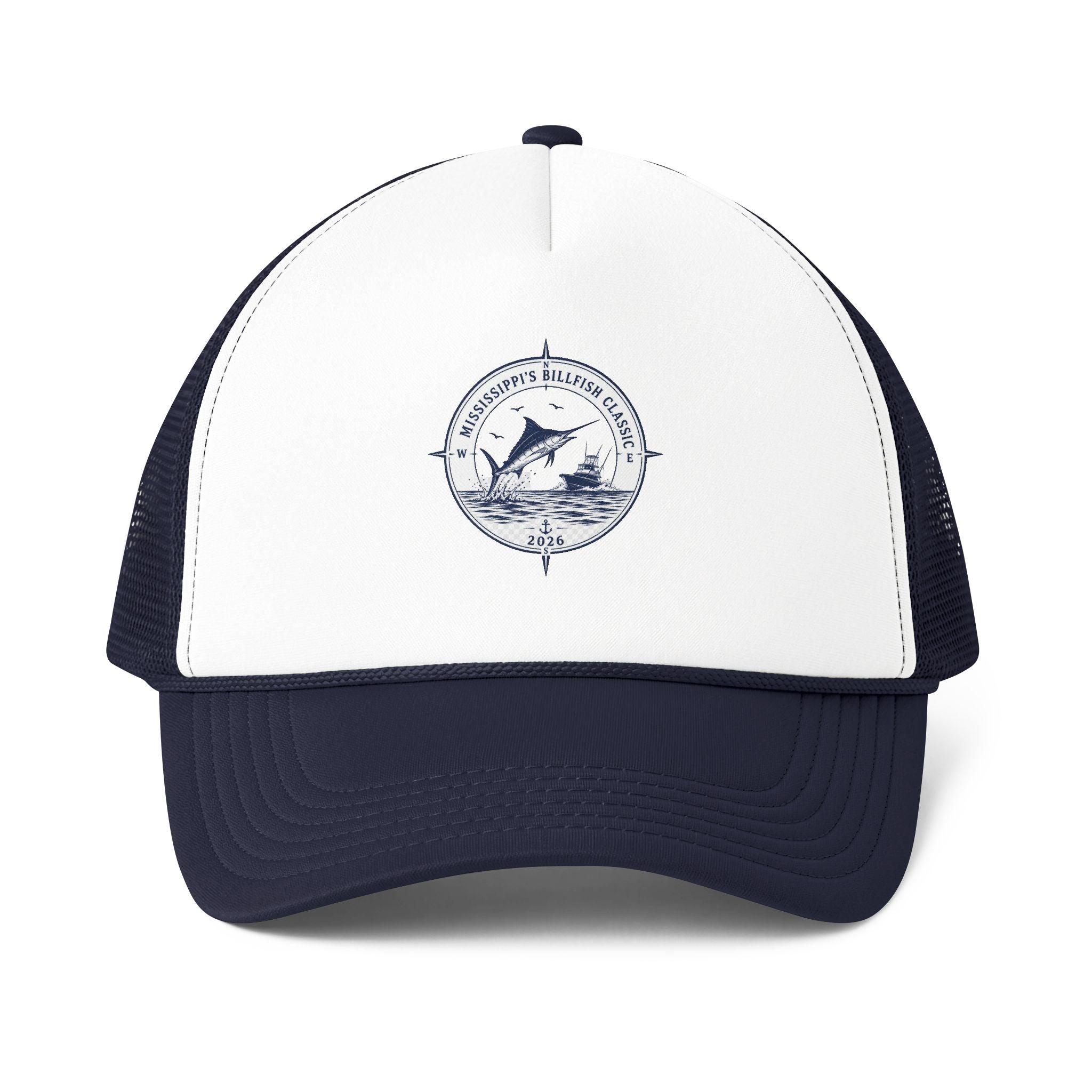 Mississippi’s Billfish Classic Trucker Cap — Vintage Marlin & Sailfish Fishing Logo