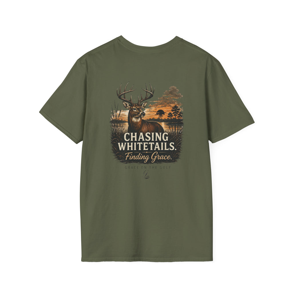 Chasing Whitetails GOTG Tee Chest Tee — Casual Women's & Men's Monogram T‑Shirt