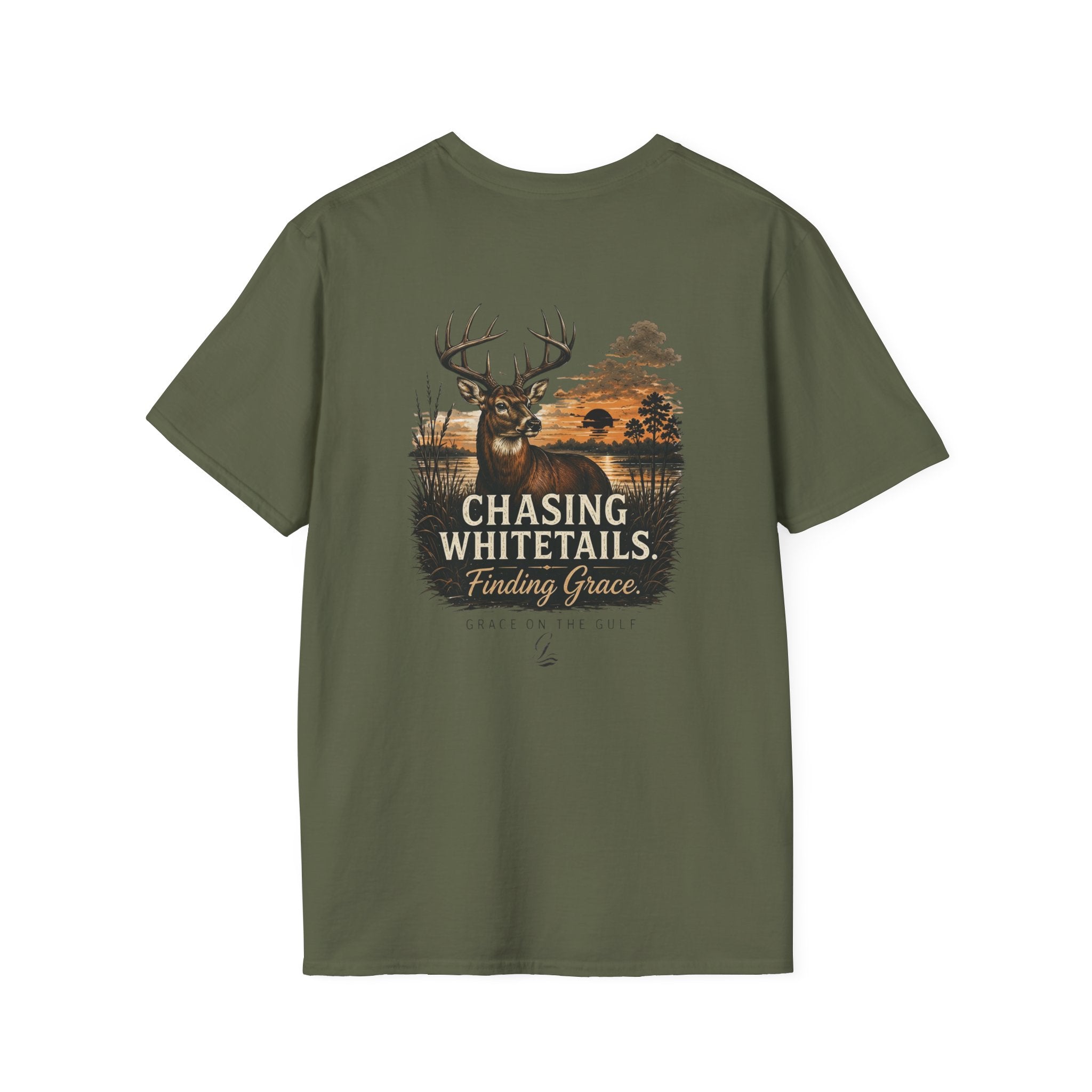 Chasing Whitetails GOTG Tee Chest Tee — Casual Women's & Men's Monogram T‑Shirt